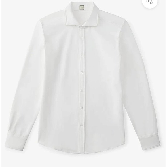 Swet Tailor Cotton Stretch Polished White Button Down Shirt XXL - Picture 1 of 10